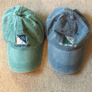 1 green ISLE OF palm hat